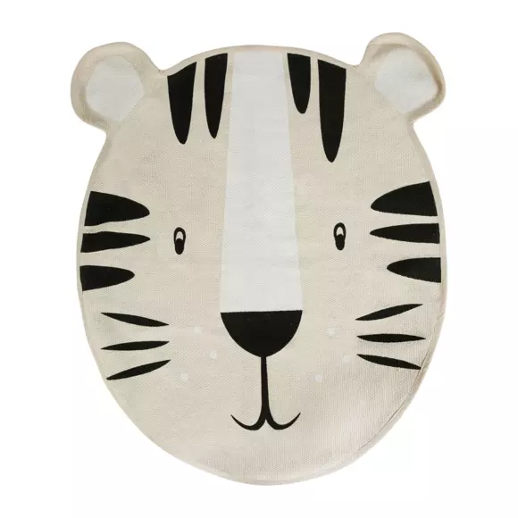 Alfombra infantil de algodón (90 cm) Tigrou Beige
