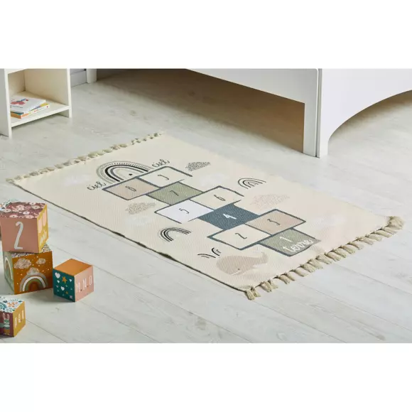 Vloerkleed katoen kind (120 cm) Marelles Beige