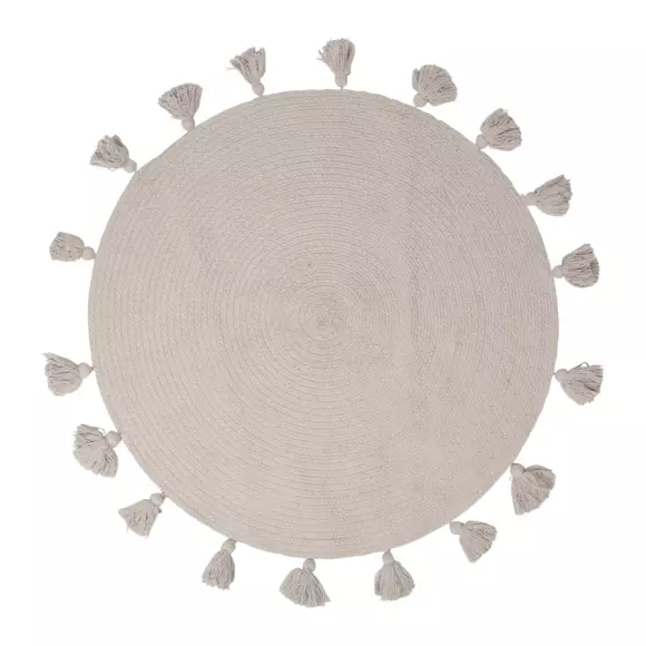 Vloerkleed katoen kind (90 cm) Lou Grijs