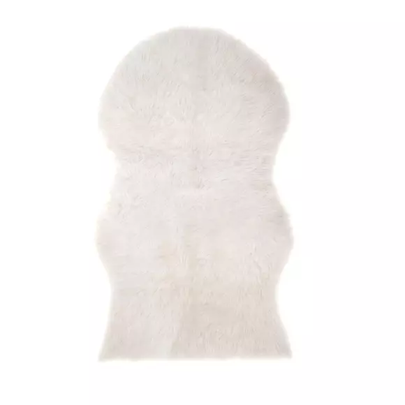 Tapis fausse fourrure (150 cm) Oslo Ivoire 3