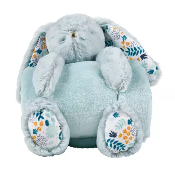 Manta suave (90 cm) y peluche Conejito Azul 3