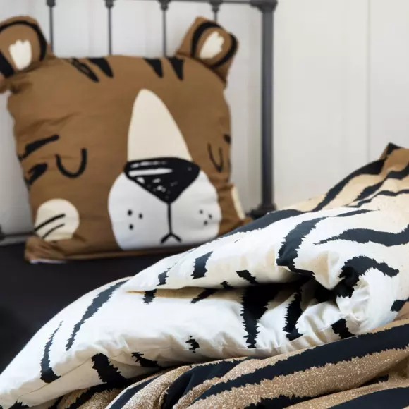 Funda Nórdica y una funda para almohada infantil en algodón (140 cm) Diego Marrón 2