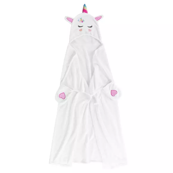 Plaid con capucha (120 cm) Lilove Blanco 2