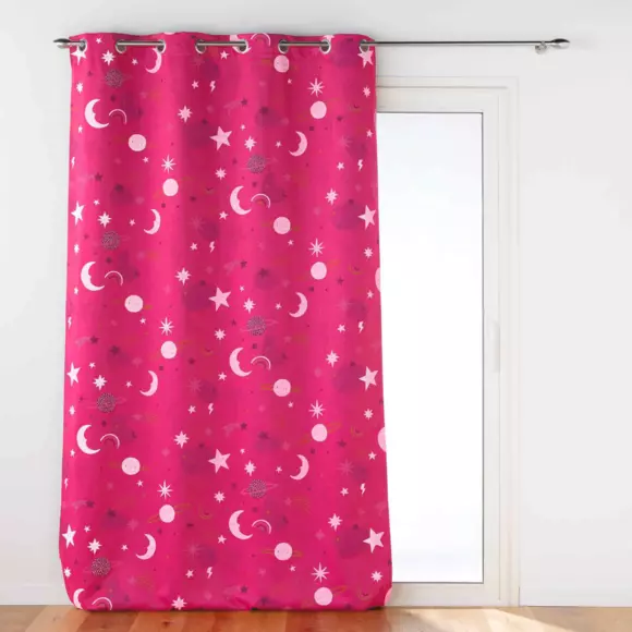 Cortina opaca (140 x 260 cm) Moonlight Rosa fuchsia 3