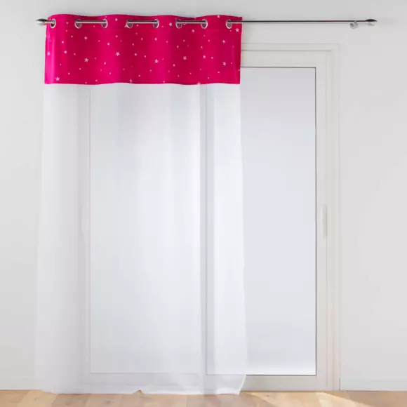 Visillo fosforescente (140 x 240 cm) Moonlight Rosa fuchsia 3