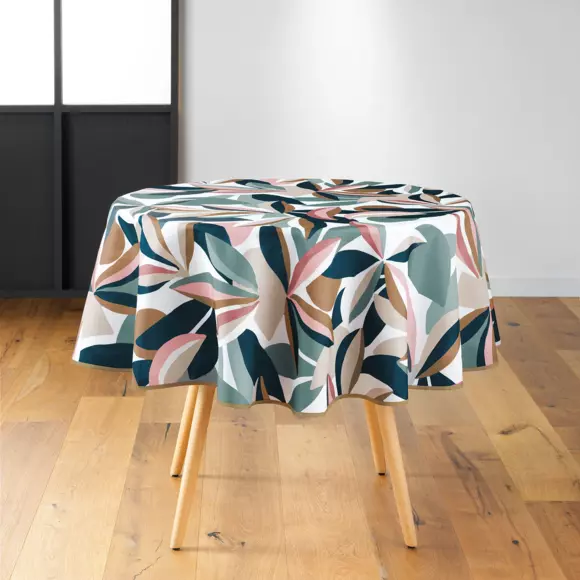 Mantel redondo anti manchas (180 cm) Lavinia Multicolor 3