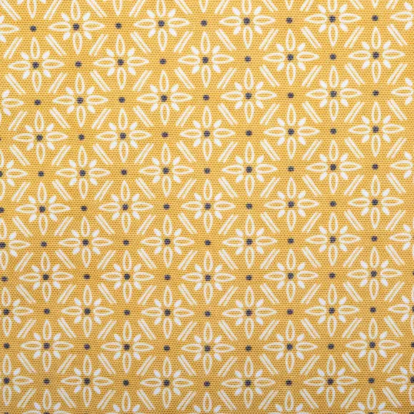 Nappe rectangulaire anti tache (L240 cm) Paty Jaune ocre 4