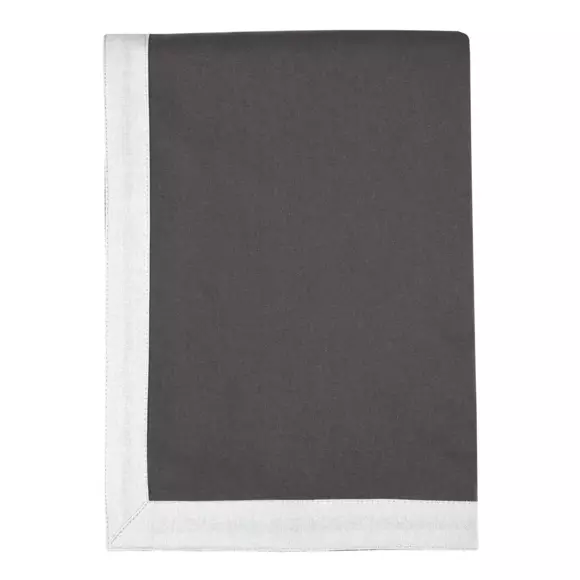 Mantel rectangular (L240 cm) Duo Gris oscuro 2