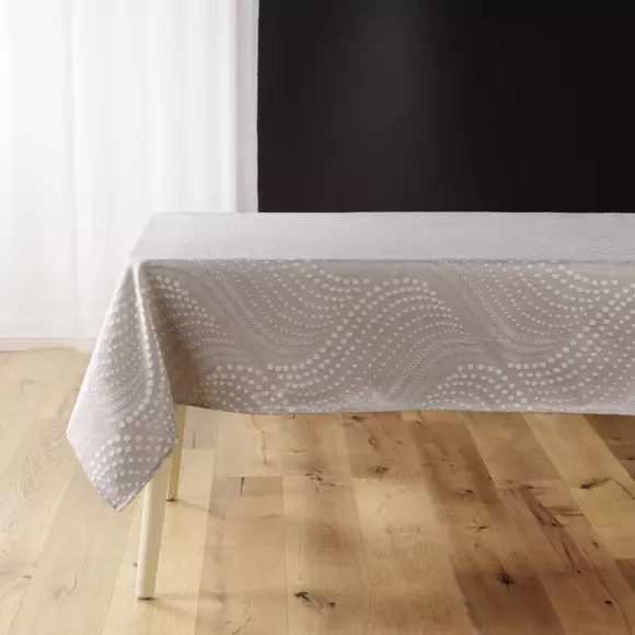 Mantel rectangular anti manchas (240 cm) Billy Blanco 2