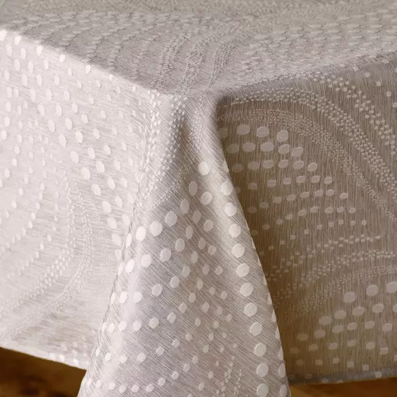 Mantel rectangular anti manchas (240 cm) Billy Blanco 3