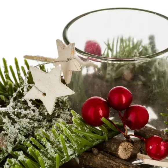 Porta candela Etoile  Verde 2