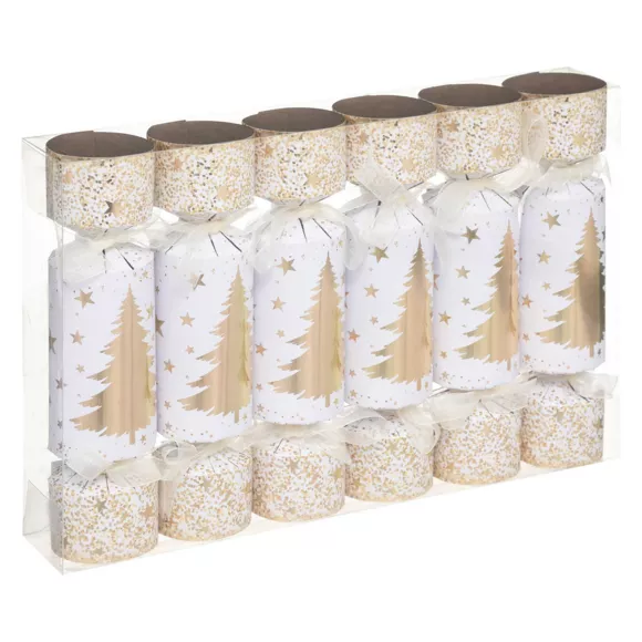 6er Set Knallbonbons  Tanne Gold 2