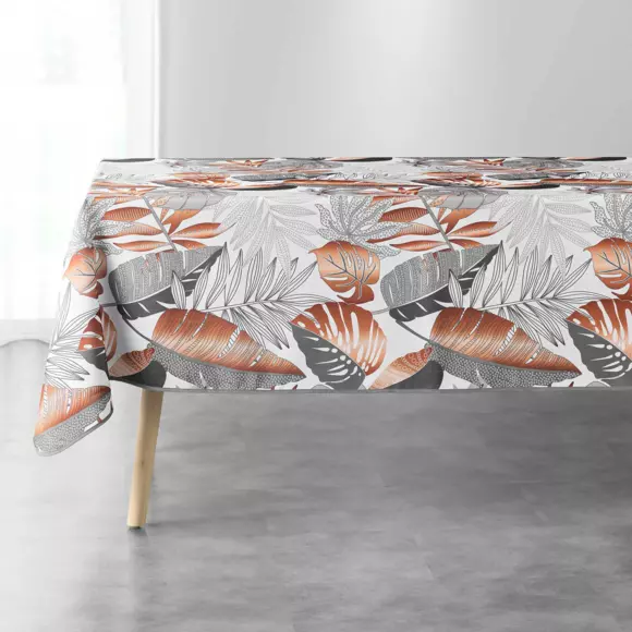 Mantel rectangular antimancha (L240 cm) Alianor Blanco 2