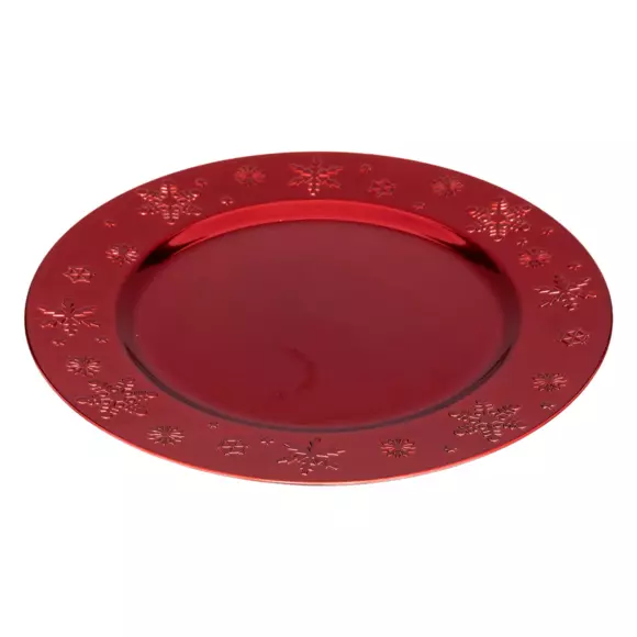 Lote de 12 platillos Copos Rojo 2