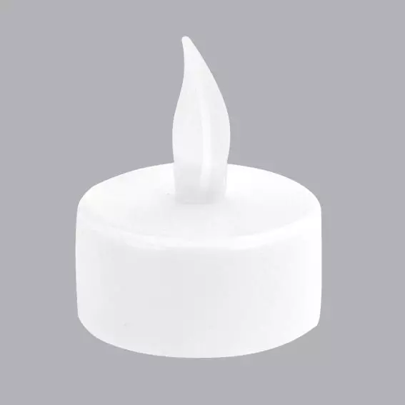 Lote de 6 velas calienta-plato LED Elyo Blanco cálido 3