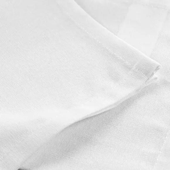 Lot de 3 serviettes coton Initia Blanc 3