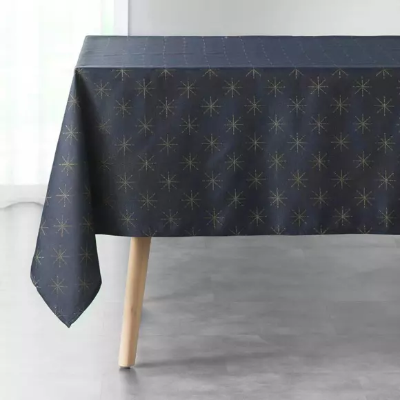Mantel rectangular (L240 cm) Estrellas Azul Marino 3
