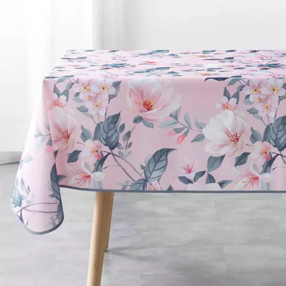 Mantel rectagular antimancha (L240 cm) Alissia Rosa 2