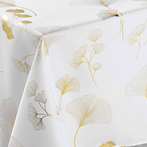 Nappe rectangulaire (L240 cm) Bloomy Blanche 2