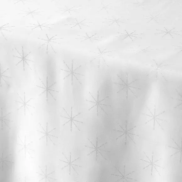 Rechteckige Tischdecke (L240 cm) Etoiles Weiß 2