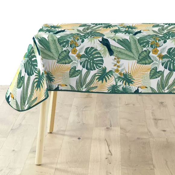 Nappe rectangulaire PVC (L240 cm) Guyana Verte 3