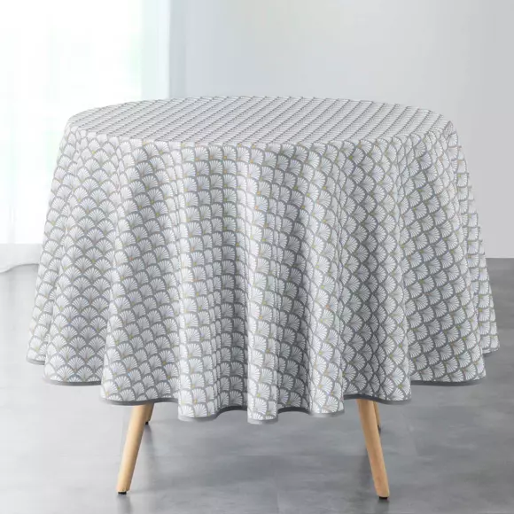 Mantel redondo antimancha (D180 cm) Artchic Blanco 2