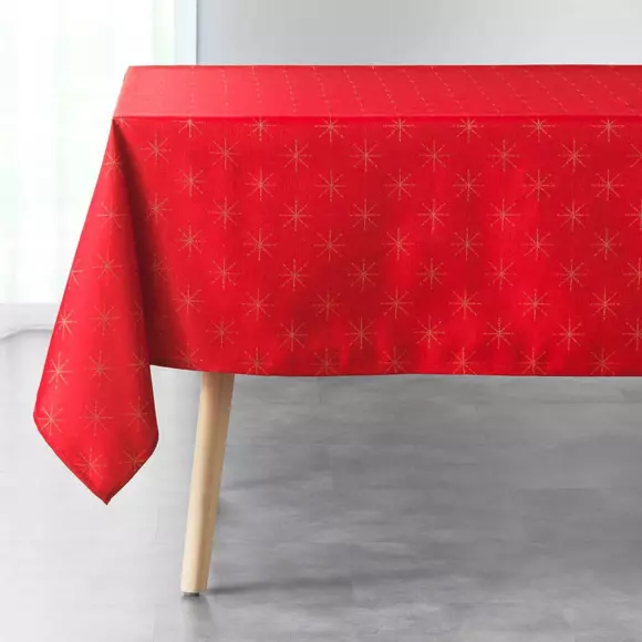 Nappe rectangulaire (L300 cm) Etoiles Rouge 3