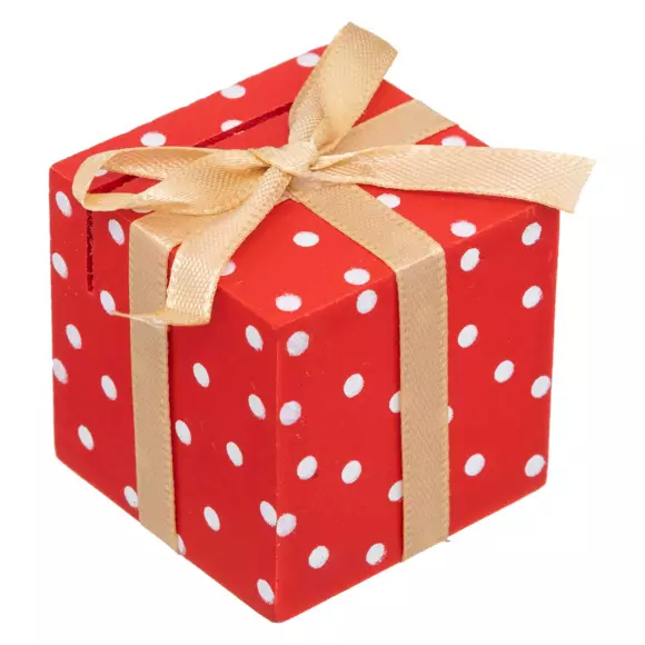 Set van 2 plaatskaartjes of menuhouders Cadeaux Rood 3