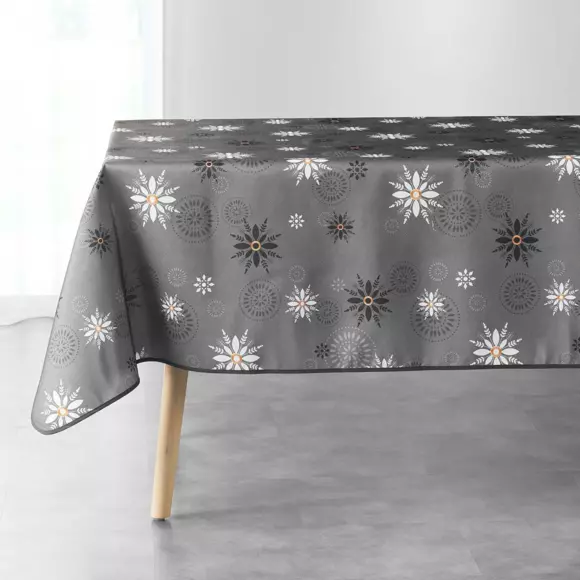 Rechteckige Tischdecke (L240 cm) Enchanté Anthrazitgrau 2