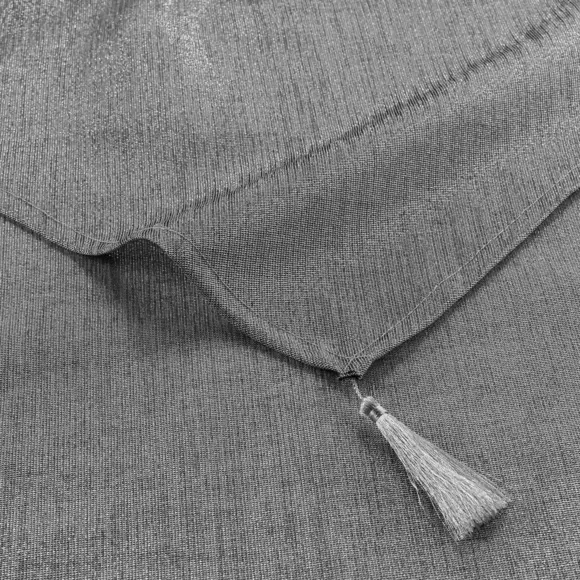 Camino de mesa (140 cm) Gris plateado  3