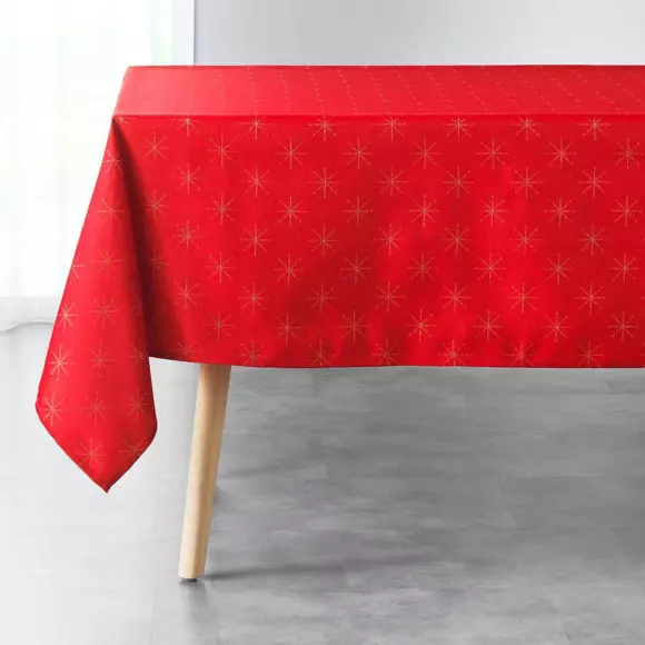 Mantel rectangular (L240 cm) Estrellas rojas  3