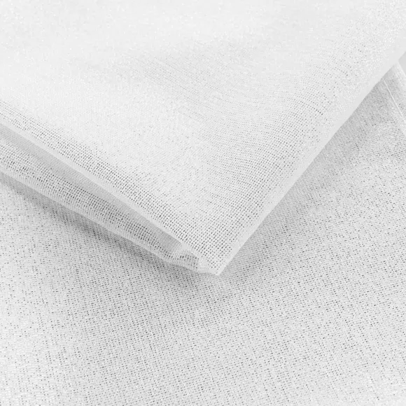 Lot de 3 serviettes Silvery Blanc 3