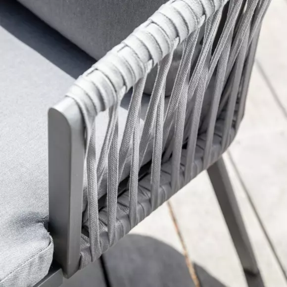 Lote de 2 sillones de jardín Amalfi - Gris antracita 3