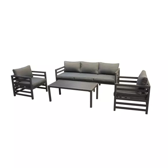 Conjunto de jardín Marbella Gris antracita - 5 plazas 7