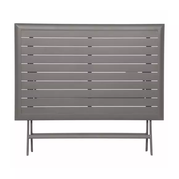 Mesa de jardín plegable Aluminio Azua (4 pers.) - Marrón 7