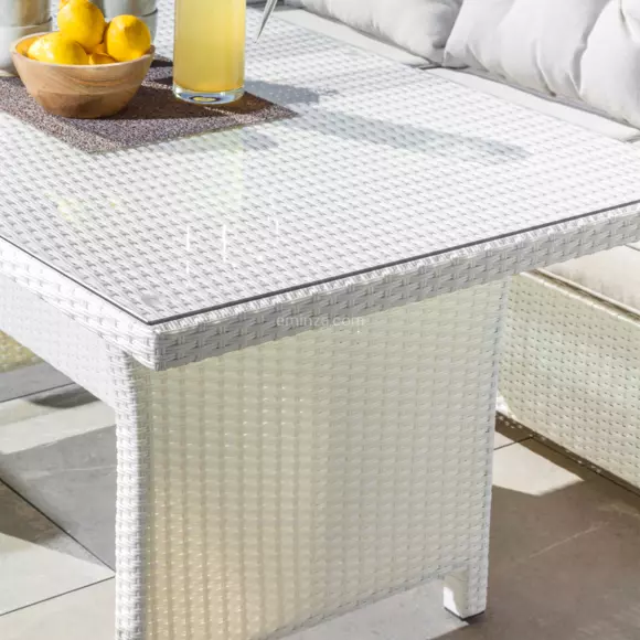 Conjunto de jardín esquinero Tivoli Blanco - 7 plazas 2