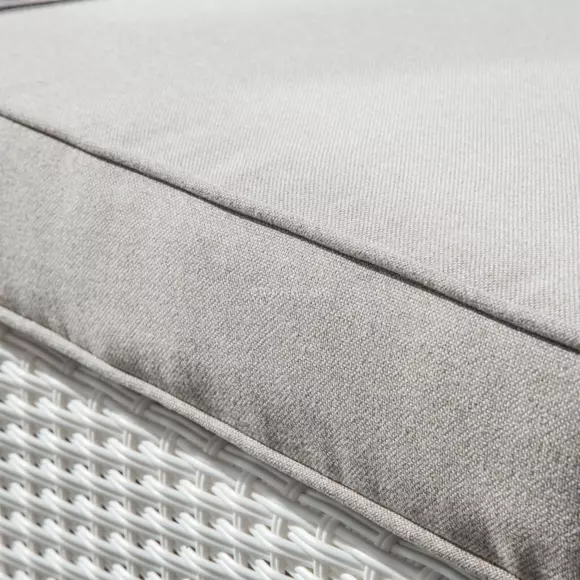 Salon de jardin d'angle Tivoli Blanc/Taupe - 7 places 3
