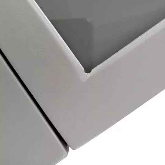 Tavolo da giardino Murano allungabile in vetro (180 x 90 cm) - Grigio antracite 3