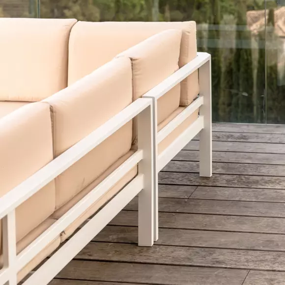 Conjunto de jardín Ostara Blanco - 6 plazas 8