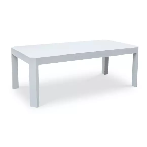 Mesa de centro rectangular de jardín Ostara - Blanco 3