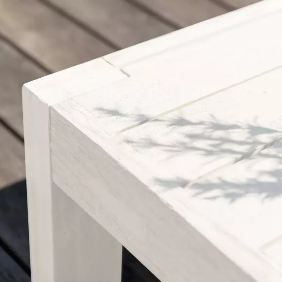 Table basse carrée Borneo - Blanc 2