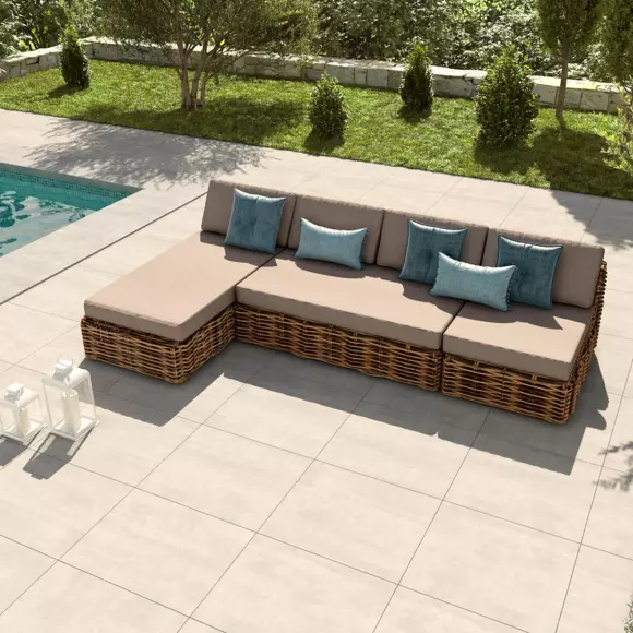Loungesessel Surabaya - Naturfarben 2