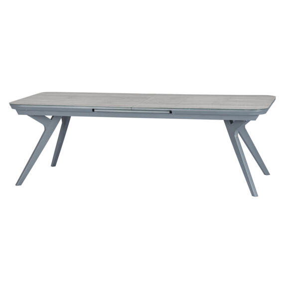 Table de jardin extensible Aluminium Pulpy (299 x 100 cm) - Gris 7