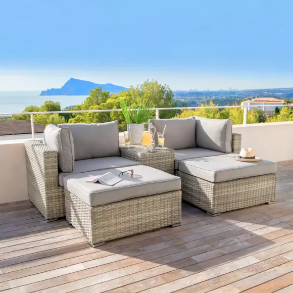 Conjunto de jardín Mallorca Natural - 4 plazas 2