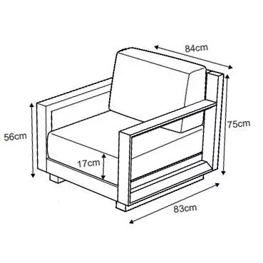 Fauteuil de jardin Elba - Blanc 7