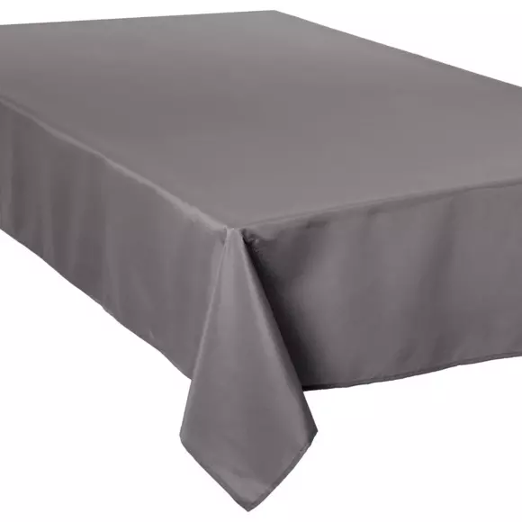 Tovaglia rettangolare antimacchia (L300 cm) Tinta unita Grigio 2