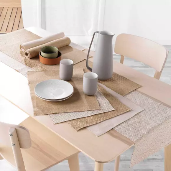 2er Set Tischsets aus Jute Modalie Beige 3