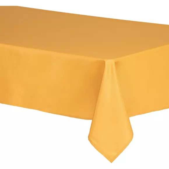 Nappe rectangulaire anti tache (L240 cm) Mina Jaune ocre 2