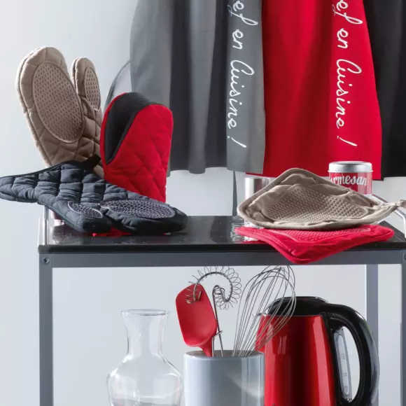 Manique Cuistot Gris anthracite 2