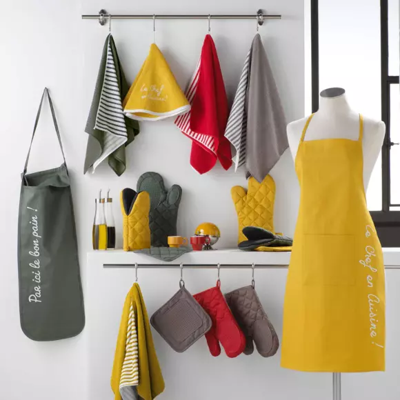 Essuie-main (60 cm) Cuistot Jaune 2